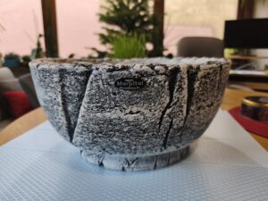 Siena tegla dekor crno siva