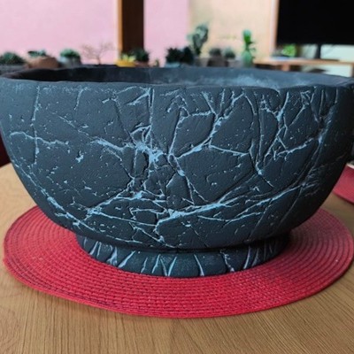 Tegla Siena dekor tamno siva