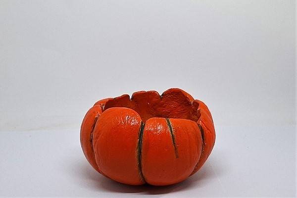 Unikko ukrasna tegla narančasta