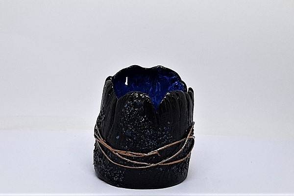 Specijalna tegla za cvijeće Unikko sa ukrasnim nitima plava